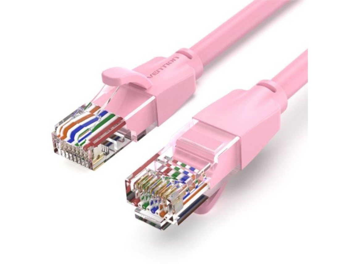Cable de Red Rj45 Utp VENTION Ibepf Cat.6/ 1M/ Rosa
