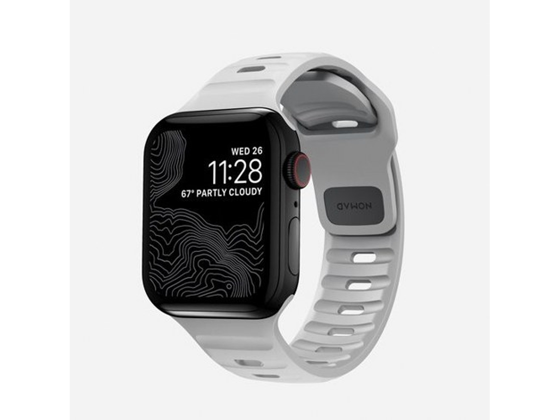 NOMAD Correa Deportiva V2 Pulsera Apple Watch 42mm/49mm M/L Gris