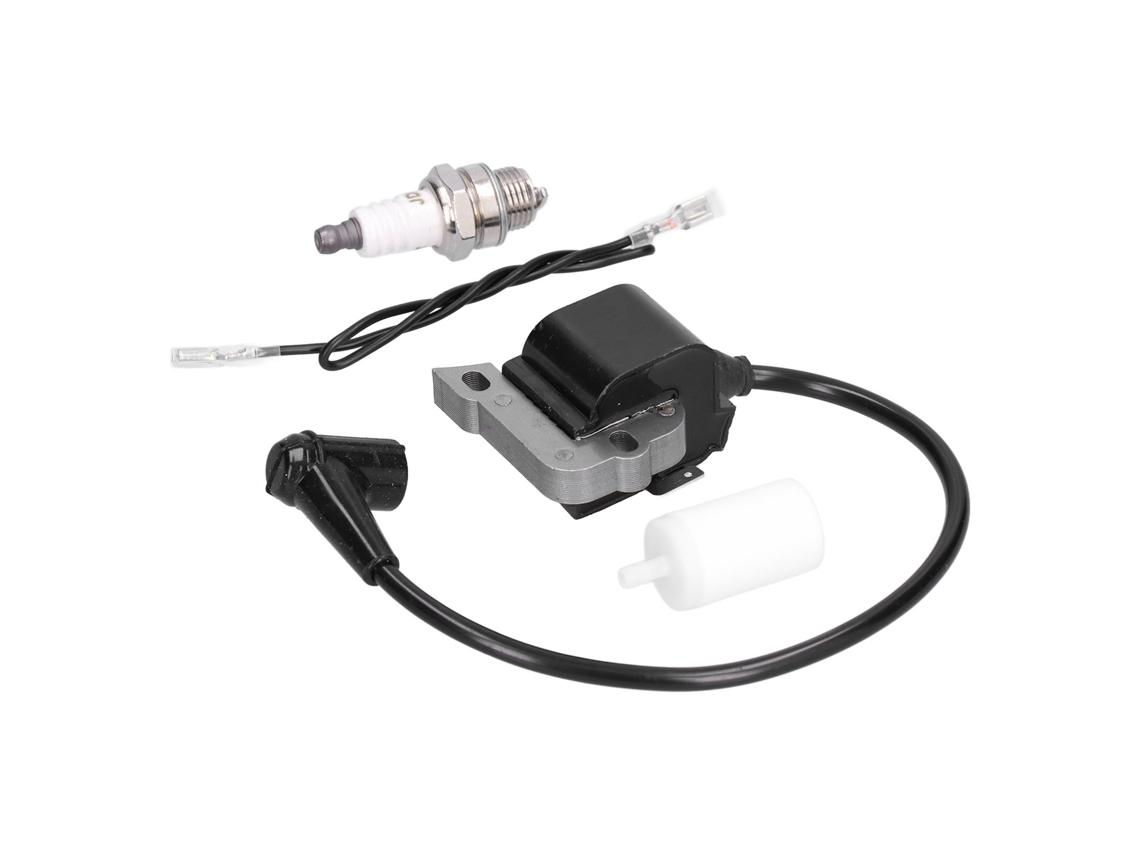 Conjunto De Bujía Y Filtro Con Bobina Para Cortacésped Husqvarna 240r, 245r Y 250r