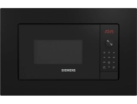 Microondas Integrable SIEMENS BE623LMB3 (20 L - Con Grill - Negro)