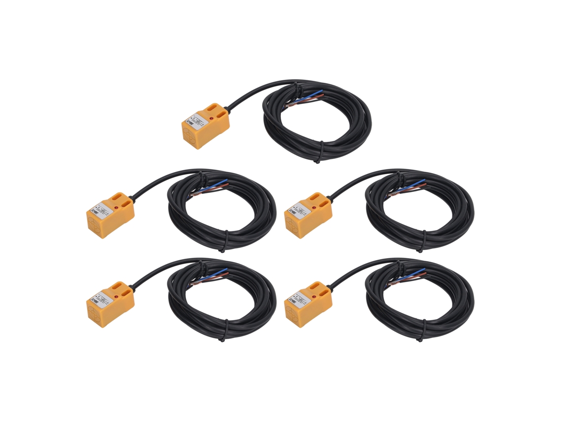 Veloriskku-5 Peças Sensor De Proximidade Npn De Fechamento Normal 10‑30vdc 100ma Para Detecção