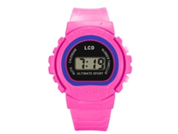 Reloj Electrónico Infantil Moda Niños Pulsera Regalo Ideal Rosa