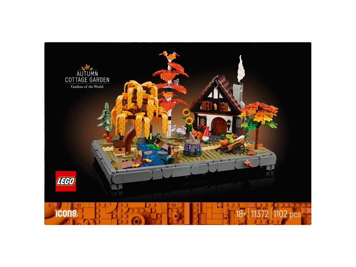 Lego® 11372 Iconos Jardín Campestre Otoñal – Diorama Decorativo