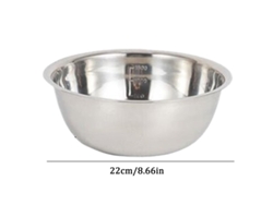 Vaso mezclador apilable de acero inoxidable antideslizante MDUG para cocina (18 cm)