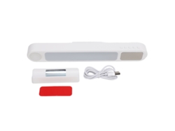 Luz LED para armario (reloj digital, alarma dual)