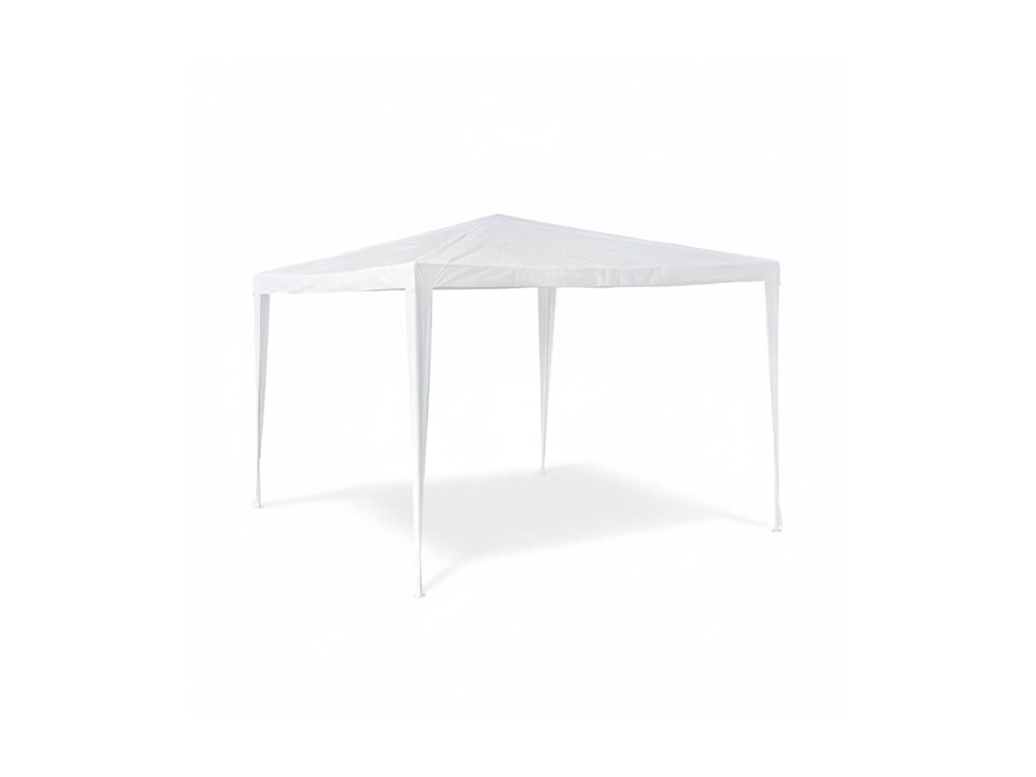 Relaxdays Carpa Pabellón Para Fiestas Y Festivales, Tubos De Acero Y De 110 G Pe, 2,5 X 3 X 3 M, Blanco