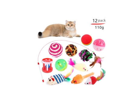 Juego de juguetes para gatos Tunnel con Teaser Stick ATI-PC