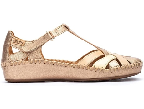Sandalias de Mujer PIKOLINOS Vallarta Taglia Uk Piel Dorado (41)