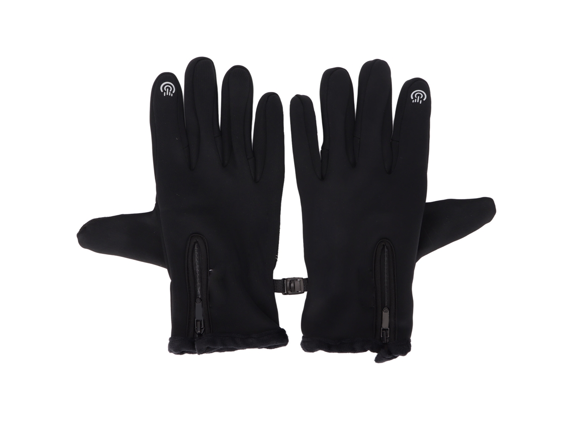 Guantes De Invierno Forrados De Felpa Resistentes Al Frío Compatibles Con Pantallas Táctiles Cálidos