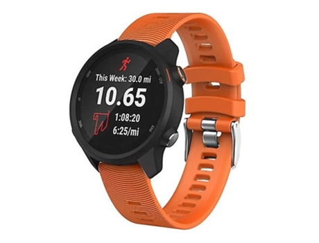 Correa Smartwatch Para Garmin Forerunner 245 Naranja VENISYMLIS