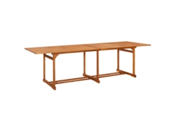Mesa de comedor VIDAXL Marrón Madera de acacia (280x90x75 cm)