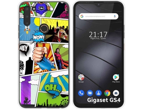 Carcasa Gigaset GS4 TUMUNDOSMARTPHONE Comic Multicolor