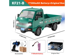 Coche RC 116 2.4g, derrape y escalada, luz LED, modelo eléctrico infantil verde Aeuzwr