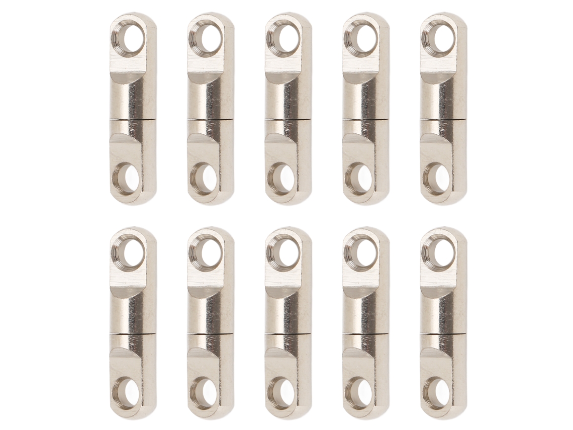 10 anzuelos giratorios resistentes para pesca de 5 mm