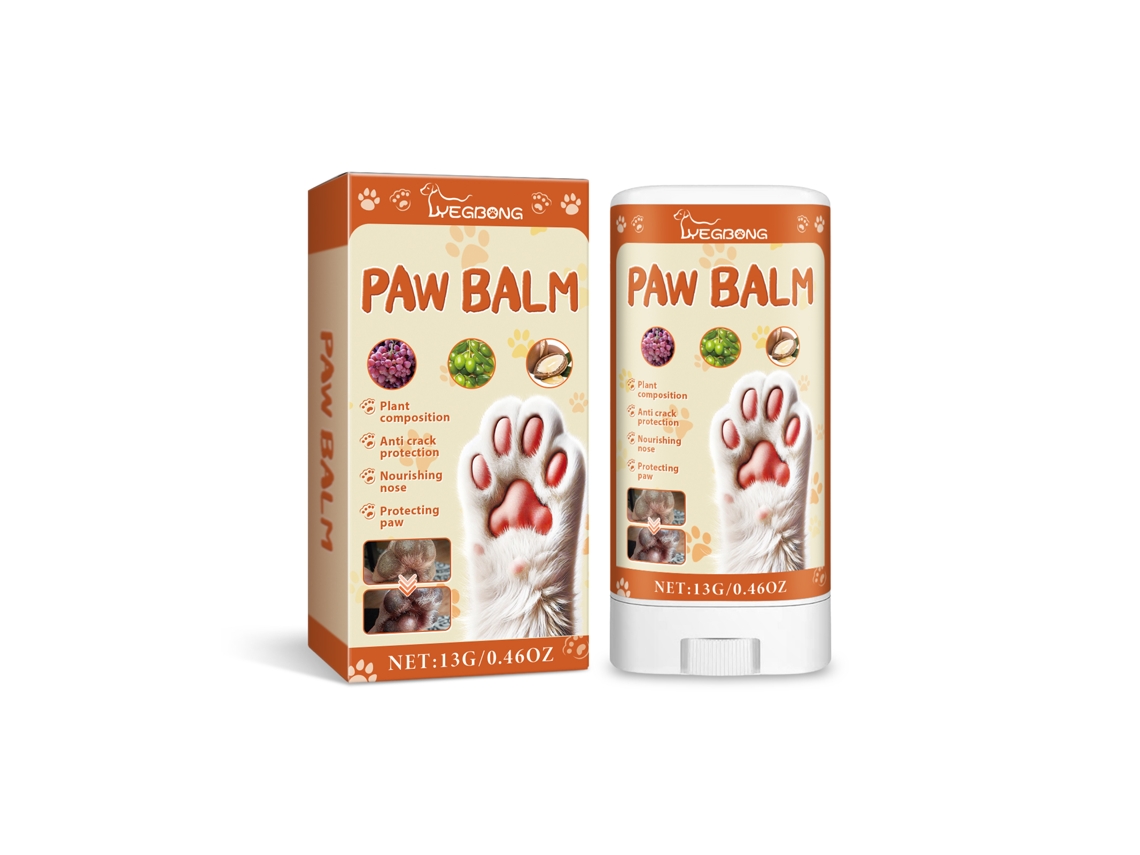 Bálsamo anti-sequedad para las patas de las mascotas.