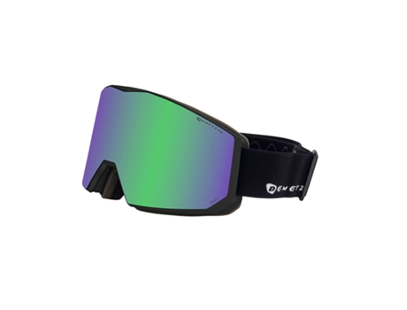 Gafas de Sol Unisexo de Esquí DEMETZ (TU - Negro)