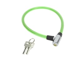 Candado De Cable Para Bicicleta Acero Fuerte Duradero Portátil Para Moto Puerta Verde
