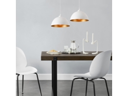Lámpara Colgante LUX.PRO Blanco/Oro (60 W - E27)