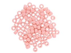 Kit De 100 Cuentas De Plástico Para Hacer Joyería Y Pulseras, Ideal Para Barbas, Trenzas, Cabello Y Regalos Infantiles