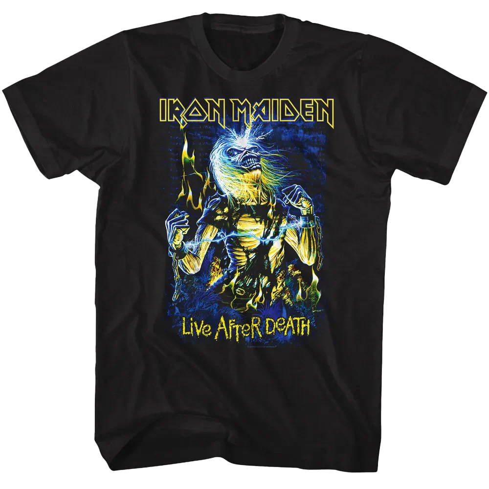 Iron Maiden "life After Death" T-shirt Unisex Rockinstone Size:xxl