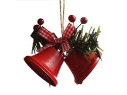 Colgante De Campana De Metal Duradero Para Árbol De Navidad, Decorativo Para Navidad, Bodas, Cumpleaños Y Fiestas.