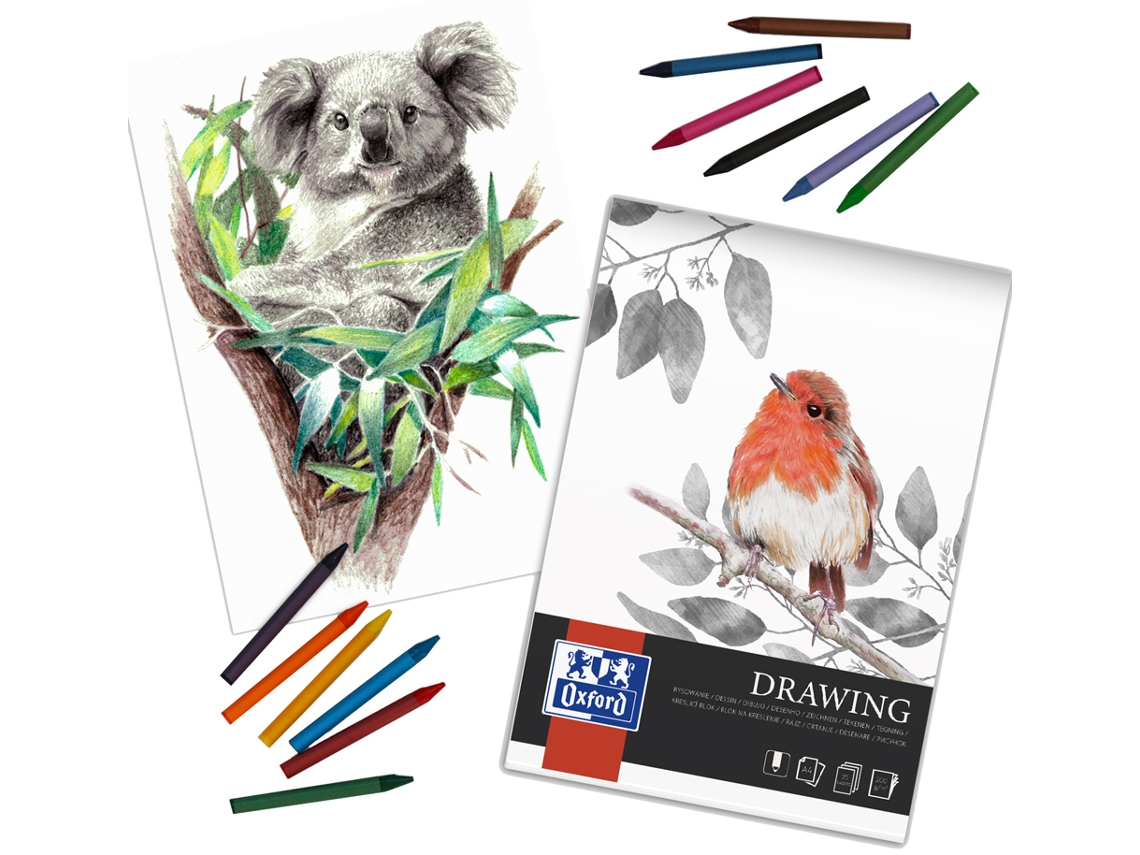 Bloc de Dibujo OXFORD Art Dibujo Din A4 200 G/M²