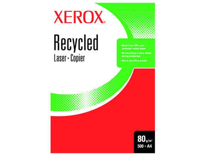 Papel para impresoras de inyección de tinta XEROX Recycled Paper A4, White