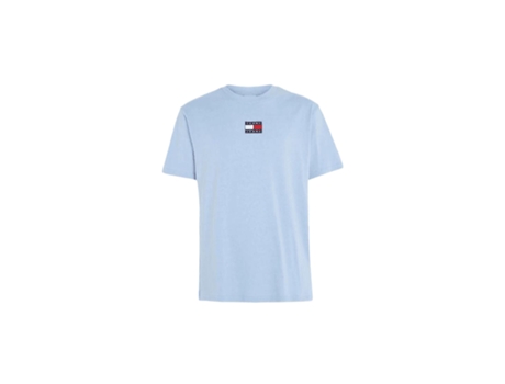 Camiseta TOMMY JEANS Algodón para Hombre (M - Azul)