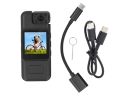 Grabadora De Vídeo Portátil 4k Para Cuerpo Con Sonido, Grabadora Portátil Para Policía, Deportes Y Reproductores De Vídeo Digital, Con Clip, 1,54 Pulgadas.