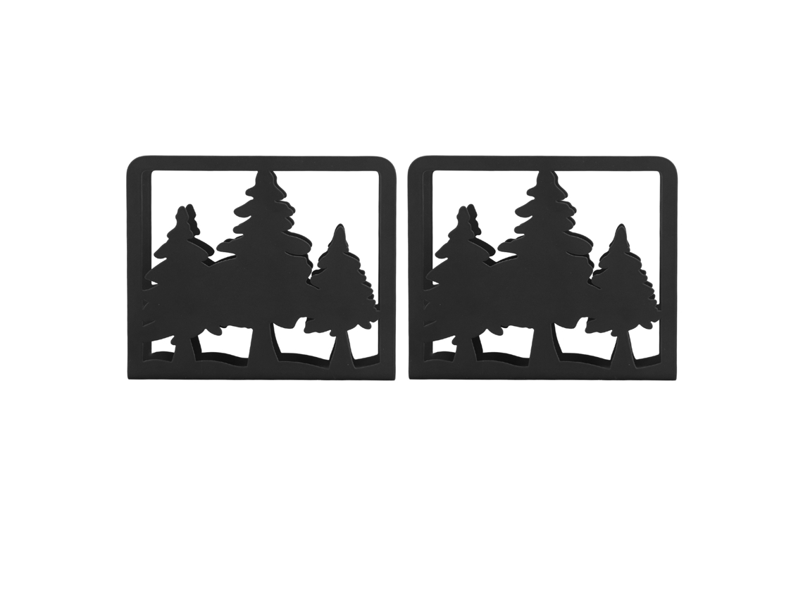 2 Bandejas De Servir Antideslizantes De Acero Inoxidable Con Forma De Árbol Para Fiestas.