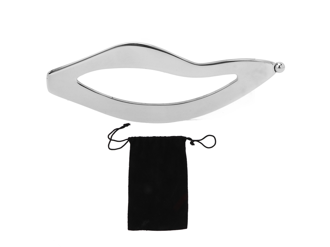 Placa Gua Sha De Acero Inoxidable Para Raspado Y Masaje De La Piel