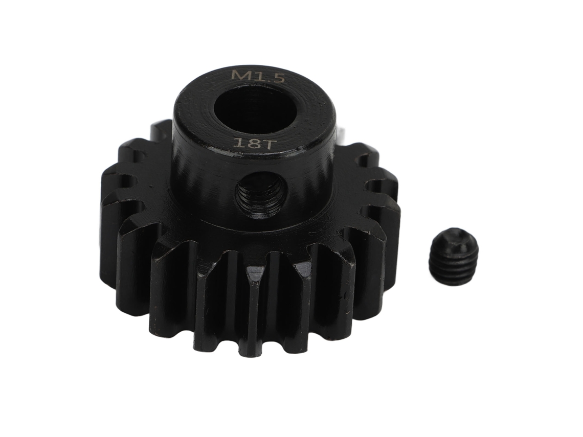 Ymsl Engranaje Motor Coche Rc M1.5 Agujero Interior 8mm Acero Piñón Rc Con Tornillo M5 Para Vehículo Modelo 1/5 18t Hxl