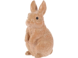 Figura De Conejo De Madera Tallada Elegante, Juguete, Escultura Pequeña Para
