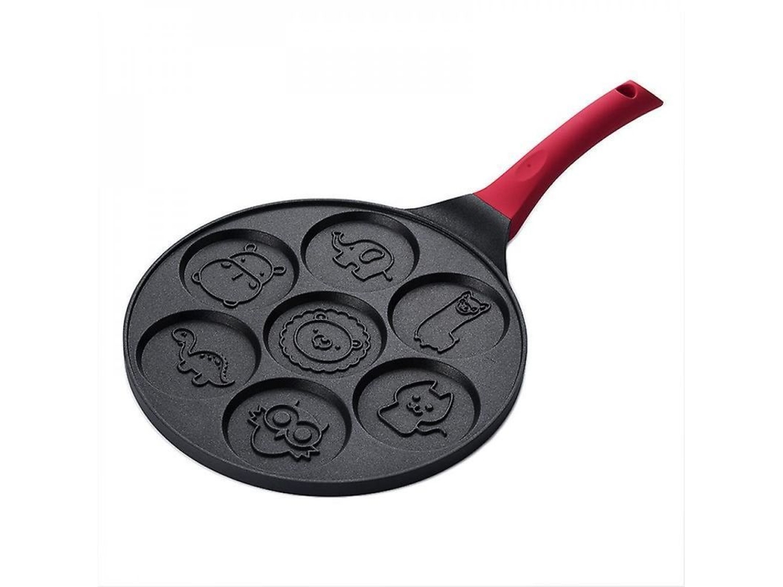 Moldes Para Panqueques Animales 7 Diferentes Cute Molde Antiadherente Para Cocina (azul) Vsk Negro
