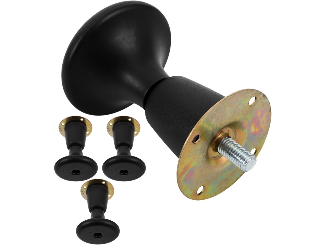 Patas 4 Muebles Resistentes Negras Piezas Marco Cama Sofá