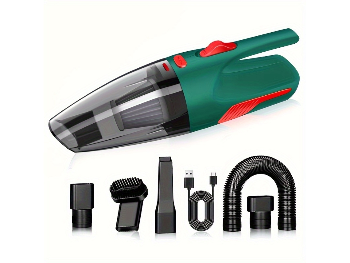 Aspiradora de mano inalámbrica Siurn Dy37942 verde (36 V, fuerza de succión de 4 kPa)