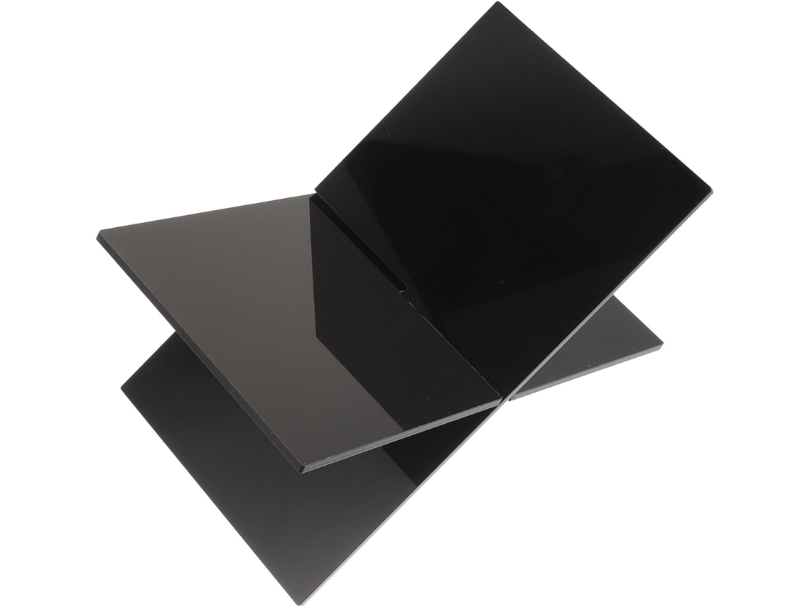 Soporte Para Libros/escritorio De Lectura Grande De Metal Negro De 15x31 Cm, 4 Mm De Grosor.