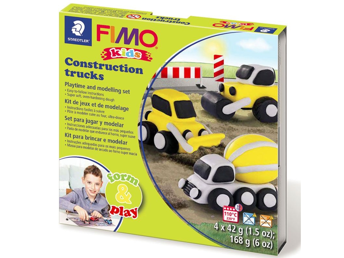 Plastilina GRAINE CRÉATIVE Caja de arcilla polimérica Staedtler Camión y Sitio
