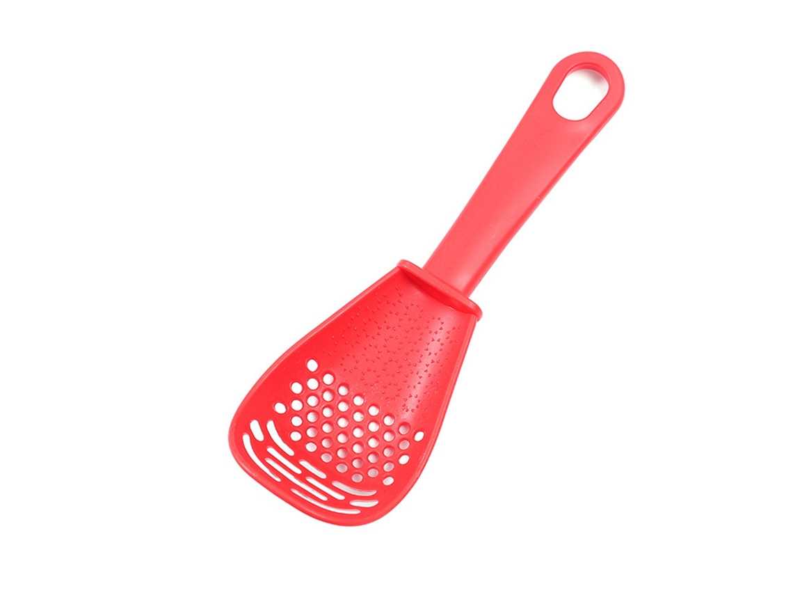 Cuchara De Cocina Multifuncional De Pp: Colador, Raspador, Machacador Y Espumadera Para La Cocina Doméstica.