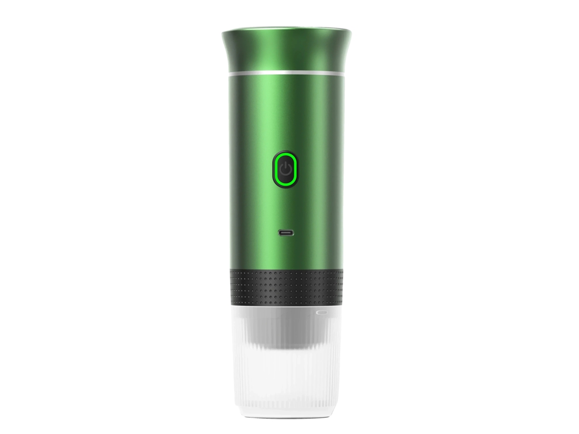 Máquina De Café Espresso Portátil Sem Fio, Compatibilidade 3 Em 1, Aquecimento Inteligente, Fácil De Limpar, Verde Metálico 