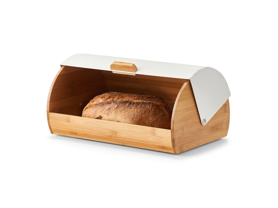 Pão De Bambu Com Capa Branca, 39 Cm, Zeller