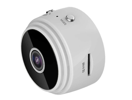 Mini Cámara Inalámbrica 1080P con Visión Nocturna y Activación de MovimientoBlanco BISBISOUS