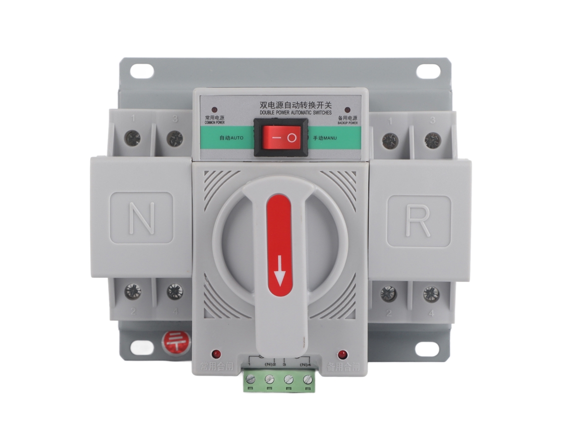 Chave De Transferência Automática Dual 2p 63a 220v Mini Disjuntor
