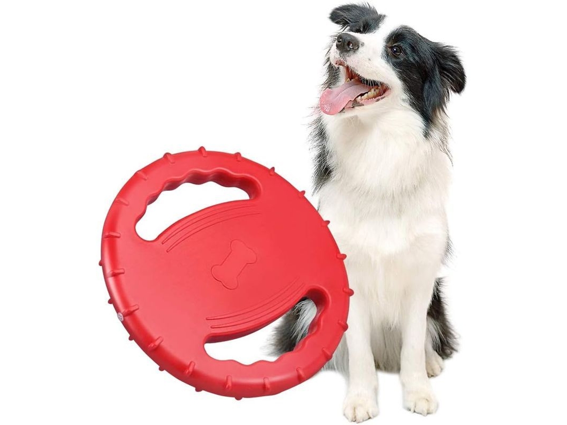 Frisbee Para Perros Medianos Y Grandes Juguete Interactivo Sonoro Para Exterior