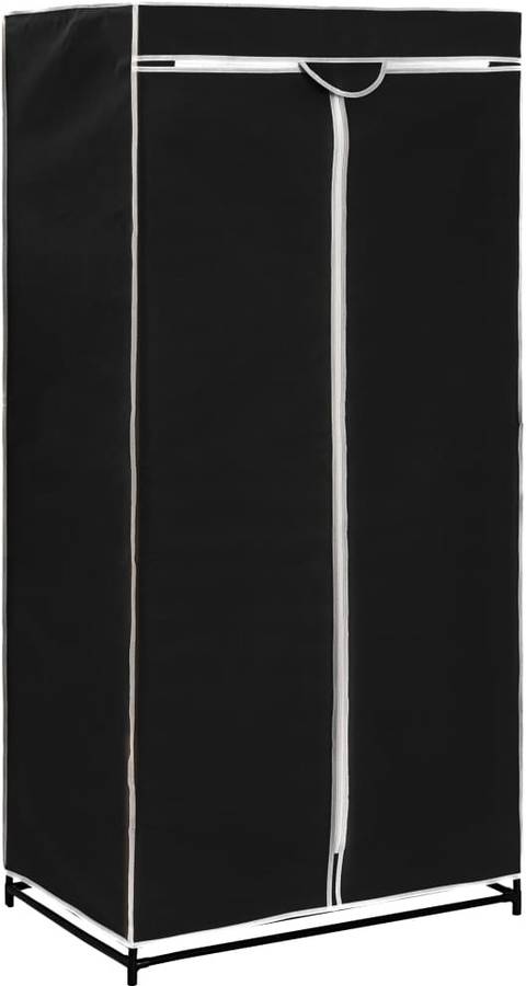 Vidaxl Armario Negro 75x50x160 cm