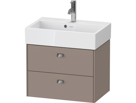 Mueble DURAVIT Brioso de baño de pared Compact 58,4 x 38,9 cm con 2 cajones incl. recorte de sifón y delantal para lavabo Vero Air 236860