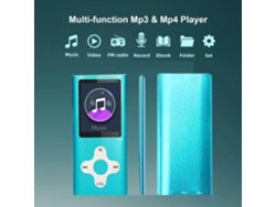 Reproductor MP3 Bluetooth portátil con 16 GB, tarjeta de memoria, radio FM, grabación, vídeo, hasta 128 GB, rosa HEXINYIGJLY
