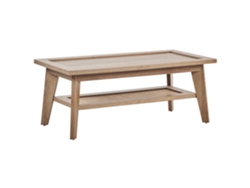 Mesa auxiliar BELIANI Simla de Tablero de fibra Madera clara 100x40