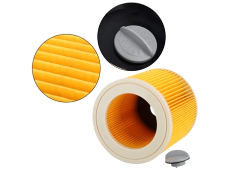 Accesorio Aspirador para Karcher 2054 Karcher A2004 4,8X4,8X4,45" Filtro Úmido e Seco