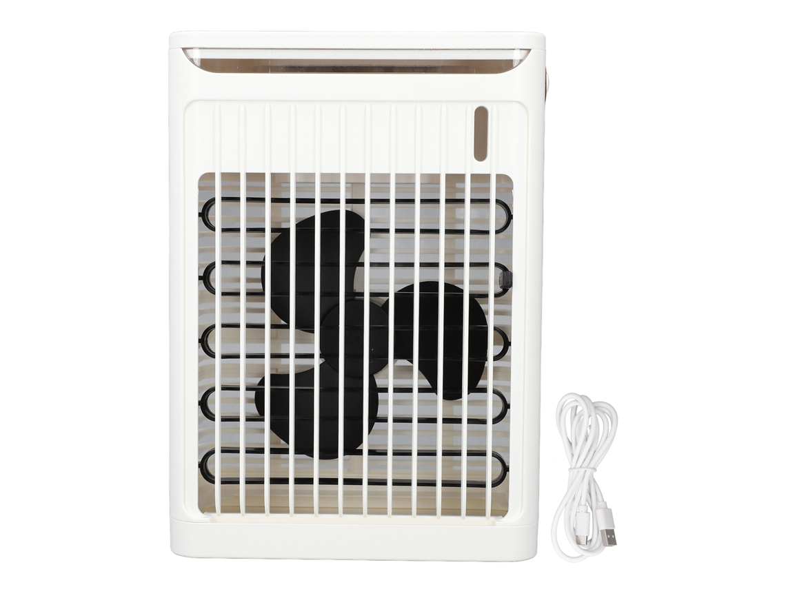 Humidificador con aire acondicionado 2 Cool Nieblas 5 velocidades Ventilador portátil USB LED